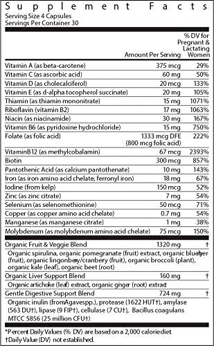 Rainbow Light Prenatal Multivitamin, Immune Support, 120 Capsules (Package May Vary) Rainbow Light