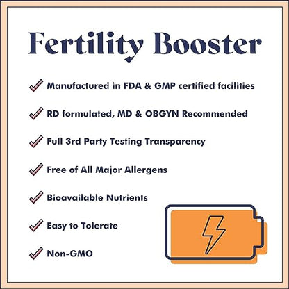 FullWell Fertility Trio | Prenatal Vitamin + DHA & Fertility Booster | Choline, Folate, Omega 3 FullWell