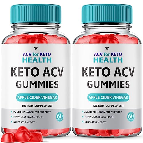 (2 Pack) ACV for Keto Health Gummies, ACV Keto Health ACV Advanced Weight Loss Gummies Fyvus