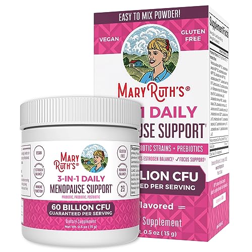MaryRuth Organics 3-in-1 Menopause Support Powder, Menopause Supplement for Women MaryRuth Organics