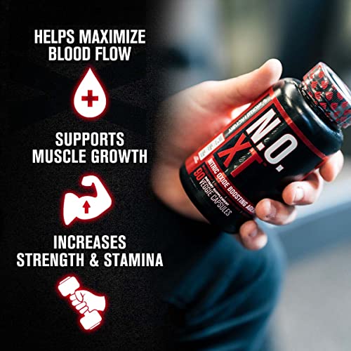 Jacked Factory Nitrosurge Pre-Workout in Grape & N.O. XT Nitric Oxide Booster for Men & Women
