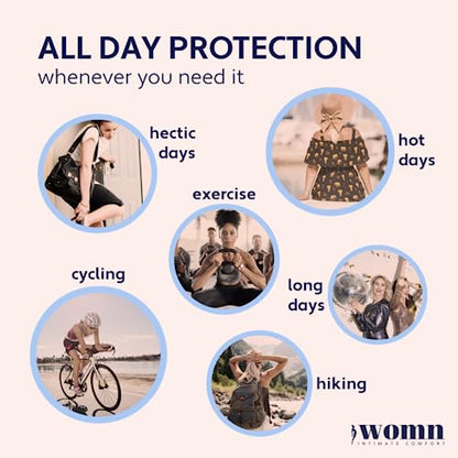 womn Intimate Comfort DRY & FRESH LIQUID POWDER – talc-free liquid body powder against moisture womn