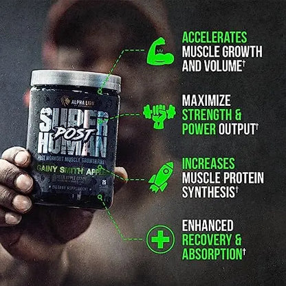 ALPHA LION Superhuman Pre Workout Powder & Post Workout Recovery Bundle, Sustained ALPHA LION