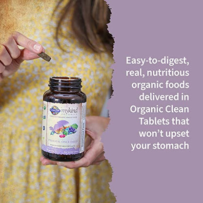 Garden of Life Organics Prenatal Vitamin: Folate for Energy & Healthy Fetal Development Garden of Life