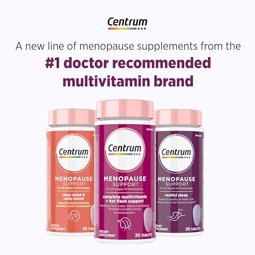 Centrum Restful Sleep Menopause Support Tablets, Supplement with Clinically Studied DailyZz and geniVida, 28 Count CentrumBuy Supplements Australia