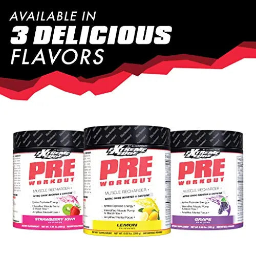 Bluebonnet Nutrition Extreme Edge Pre workout, Muscle Recharging Formula, Increases Bluebonnet