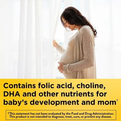Prenatal Gummies with DHA and Folic Acid, Nature Made Dietary Supplement YOLOMOLO