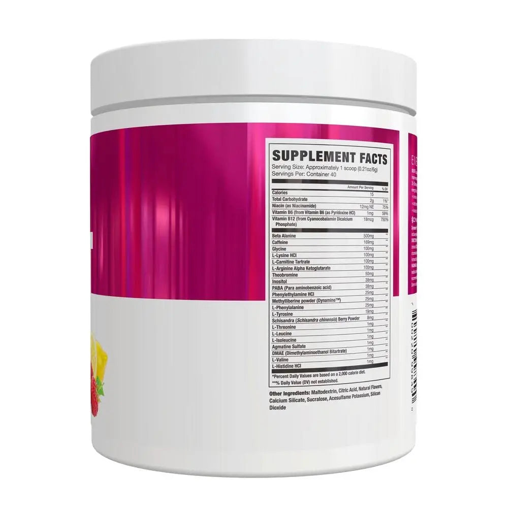 Uplift Pre-Workout for Women (30 Servings) -Raspberry Lemonade-Provides Clean NLA for Her