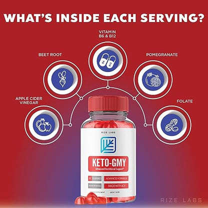 (2 Pack) Keto-GMY Gummies for Weight Loss, Keto GMY, Keto-GMY, Ketogmy Keto+ACV rize labs
