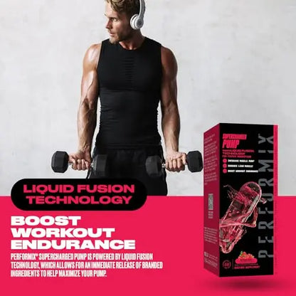 PERFORMIX Supercharged Pump - Nitrosigine and Betaine Pre Workout Supplement PERFORMIX