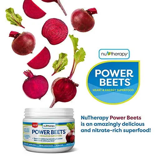 Nu-Therapy Power Beets - Super Concentrated Circulation Superfood - Dietary Supplement SlimFast