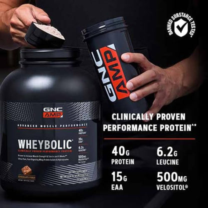 GNC AMP Wheybolic | Targeted Muscle Building and Workout Support Formula | Pure Whey GNCBuy Supplements Australia
