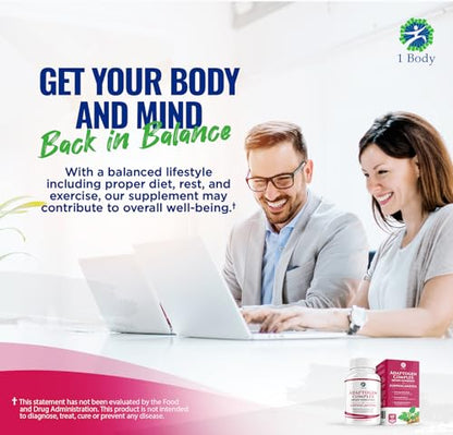 1 Body Adaptogen Complex Supplement with Ashwagandha 1 Body