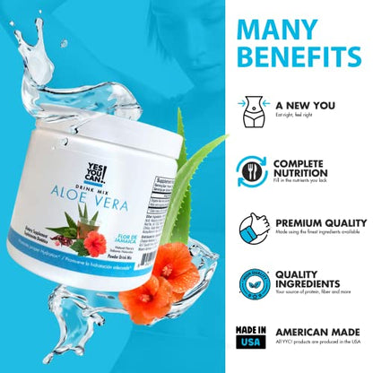 Yes You Can! Organic Aloe Vera Drink Mix - Super Greens Powder - Energy Drink Powder Yes You Can!