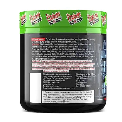 Psycho Pharma Pump it up. Pump it Way up Edge Pump Contains an All-Star Combination Psycho Pharma