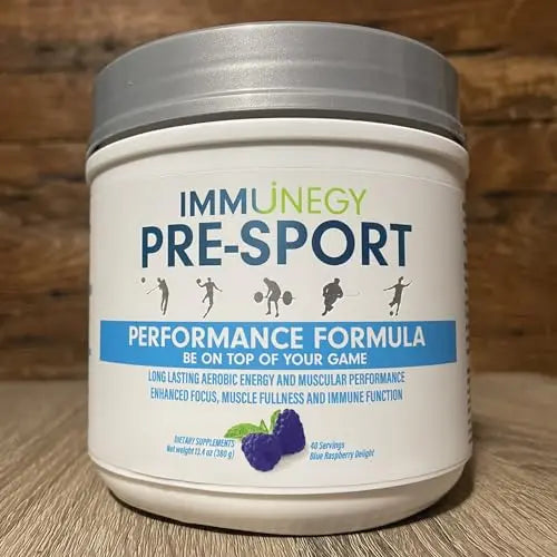 IMMUNEGY - PRE-Sport Performance Pre-Workout Formula (Blue Raspberry Delight) IMMUNEGY