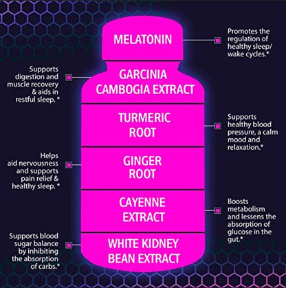 (2 Pack) Night Time Weight Loss Pills for Women Belly Fat Burner for Women NuttraFaza INC