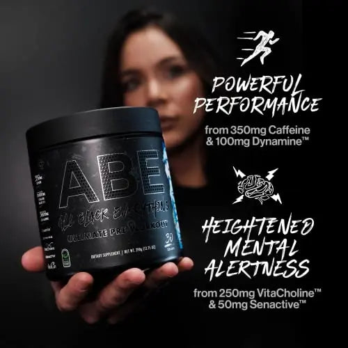 ABE Pre Workout Powder - All Black Everything Pre Workout Energy Drink with Citrulline ABE all black everything