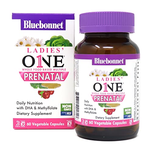 Bluebonnet Nutrition Ladies’ ONE Prenatal - Whole Food-Based - For Women Trying to Conceive Bluebonnet