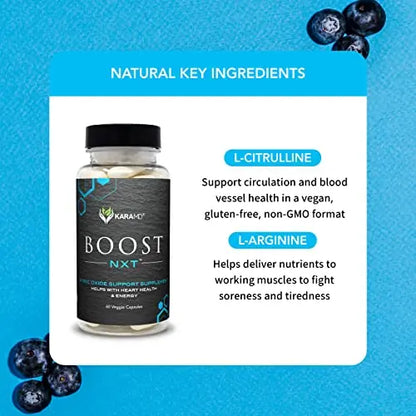 KaraMD Boost NXT | Nitric Oxide Booster Supplement | Natural L-Citrulline & L-Arginine KaraMD