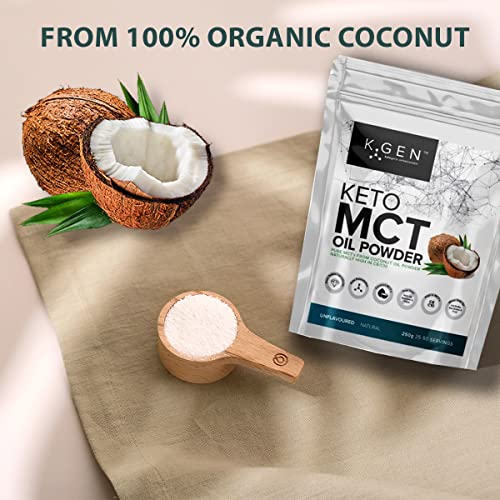 Keto MCT Oil Powder Pure Coconut MCT Keto Coffee Creamer | Premium Quality C8 Easily Absorbed & Digested K GEN ketogenic enhancementBuy Supplements Australia