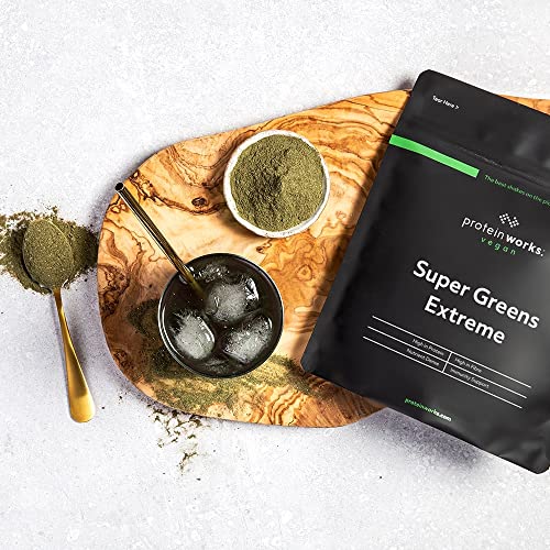 Protein Works Super Greens Extreme Powder , 156 Health Benefits , 41 Active Ingredients Protein WorksBuy Supplements Australia