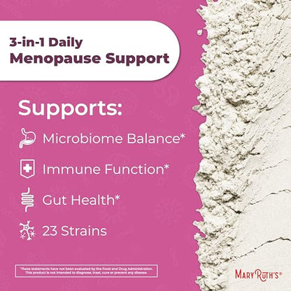 MaryRuth Organics 3-in-1 Menopause Support Powder, Menopause Supplement for Women MaryRuth Organics