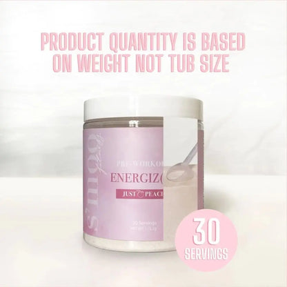 S'moo ENERGIZ(her) Pre Workout Supplement - Preworkout Energy Powder - 30 Servings S'moo