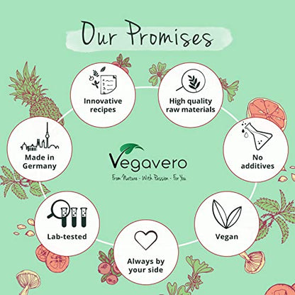 Vegavero Vegan Collagen Supplement | 2000mg | Complex with L-Lysine, L-Proline, Vitamin C (Acerola) & Superfoods Extracts VegaveroBuy Supplements Australia