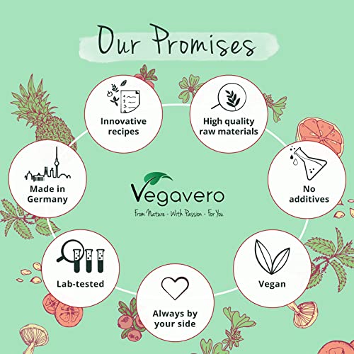 Vegavero Vegan Collagen Supplement | 2000mg | Complex with L-Lysine, L-Proline, Vitamin C (Acerola) & Superfoods Extracts | NO Additives, Lab-Tested | 120 Capsules VegaveroBuy Supplements Australia