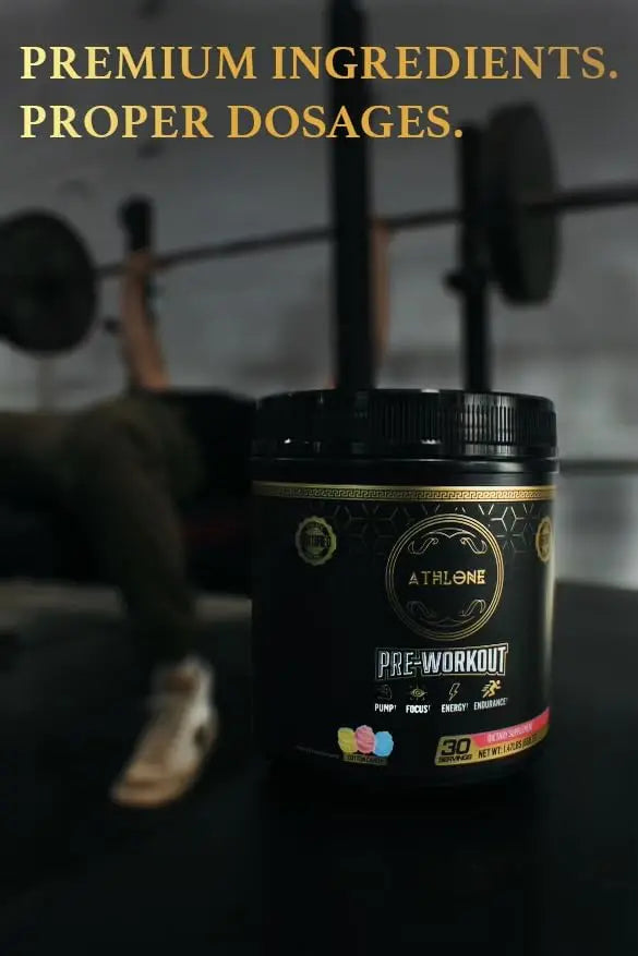 Athlone Pre-Workout Powder Cotton Candy Performance Blend- Supplement - Energy Athlone