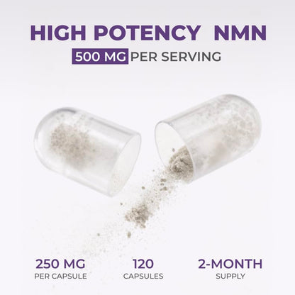 Neurogan Beta NMN (β-NMN) Supplement 500 mg per Serving, High Purity – NAD+ Precursor for Cellular Energy & Vitality – 120 Capsules (2-Month Supply) – Made in USA NeuroganBuy Supplements Australia