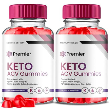 (2 Pack) Premier Gummies, Premier Keto Gummies, Premier Keto ACV Gummies Ark Labs