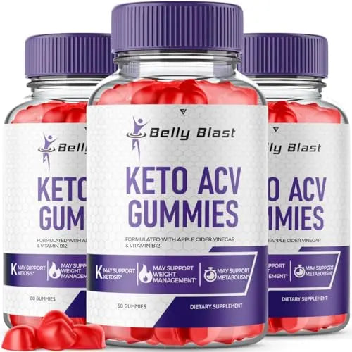 (3 Pack) Belly Blast Keto ACV Gummies, Belly Blast Keto + ACV Gummies Advanced Weight Fyvus
