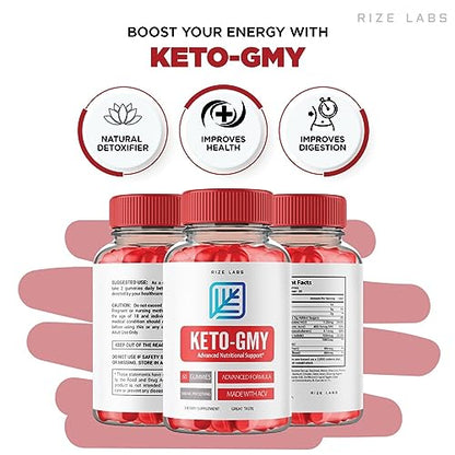 (2 Pack) Keto-GMY Gummies for Weight Loss, Keto GMY, Keto-GMY, Ketogmy Keto+ACV rize labs