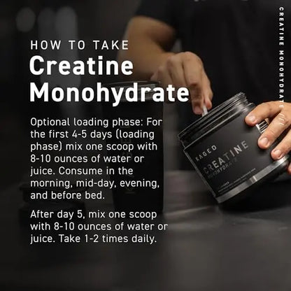 Kaged Pre Sport & Creatine Monohydrate Bundle | Glacier Grape Pre + Unflavored Creatine Kaged