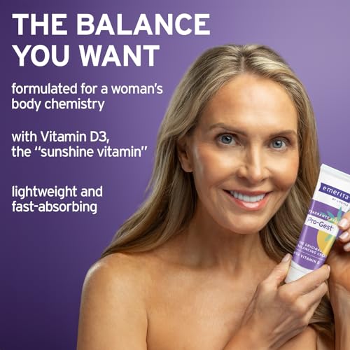 Emerita Pro-Gest Balancing Cream with Vitamin D3 | USP Progesterone Cream from Wild Yam merita