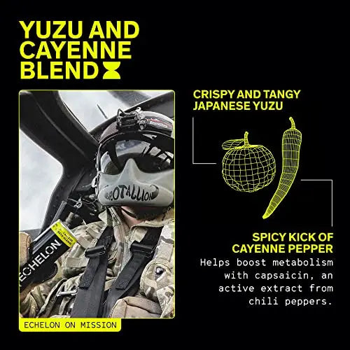 Echelon Pre-Workout Energy Drink - 12-Pack, Yuzu Cayenne - Peak Performance Echelon