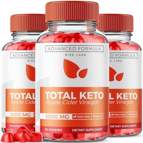 (3 Pack) Total Keto Gummies, Total Keto for Advanced Weight Loss, Total Keto Supplement rize labs