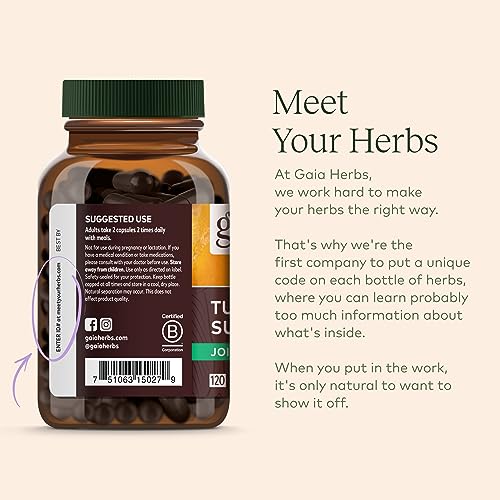 Gaia Herbs Turmeric Supreme Joint Health - Joint Support Supplement