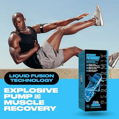 PERFORMIX Supercharged Preworkout - Sustained Energy, Endurance, and Mental Focus PERFORMIX