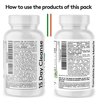 Youth & Tonic Colon Cleanser & Detox for Loss of Waste, Breaking The Plate Youth & Tonic