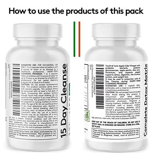 Youth & Tonic Colon Cleanser & Detox for Loss of Waste, Breaking The Plate Youth & Tonic