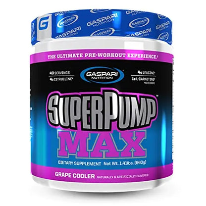 Gaspari Nutrition SuperPump MAX, The Ultimate Pre Workout Powder, Sustained Energy Gaspari Nutrition