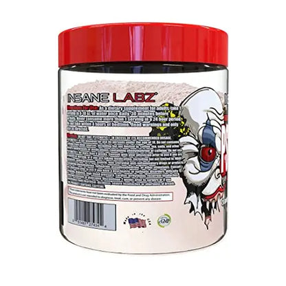 Insane Labz Psychotic Clear, Fully Disclosed, Clinically Dosed Pre Workout Powder Insane Labz