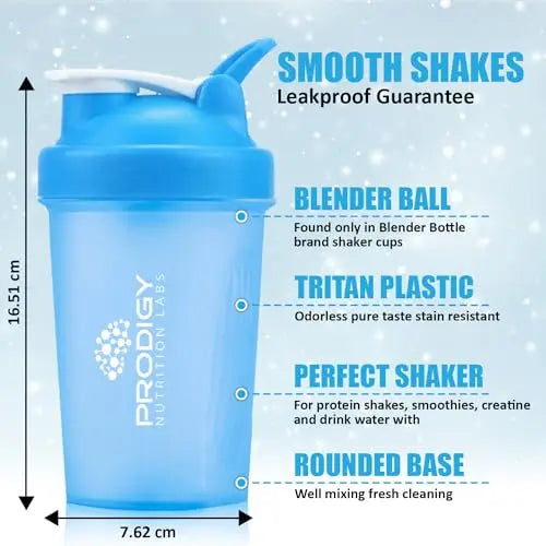 Prodigy Nutrition Labs Premium Shaker Bottle Perfect for Protein Shakes and Pre Workout Prodigy Nutrition Labs
